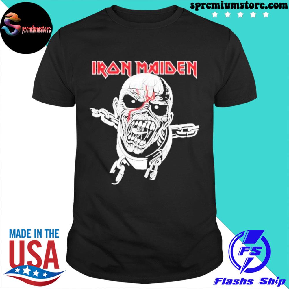 Official iron maiden piece of mind graphic shirt