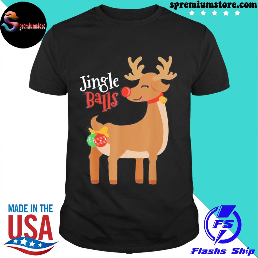 Official jingle Balls Reindeer Naughty Boyfriend Christmas Shirt