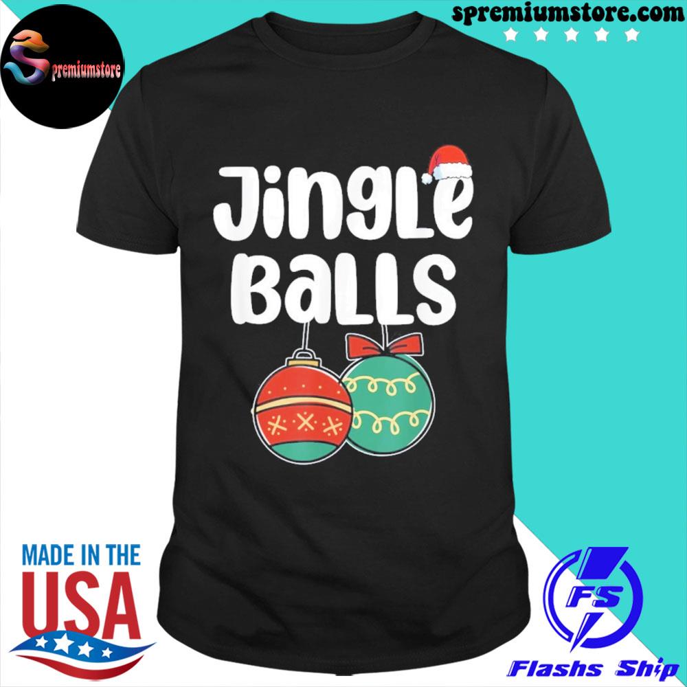 Official jingle Balls Tinsel Tits Couples Christmas Matching T-Shirt