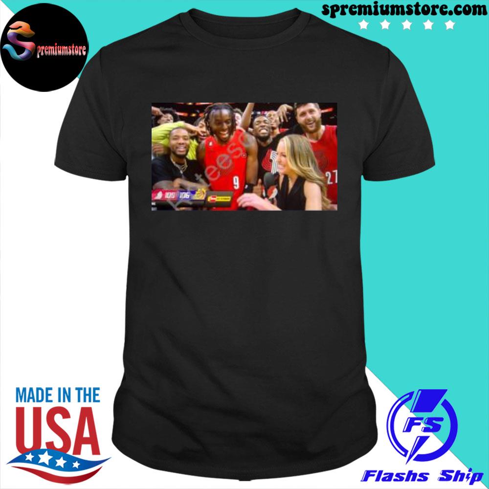 Official kaylie hardin jeramI grant wins it at the buzzer for portland shirt