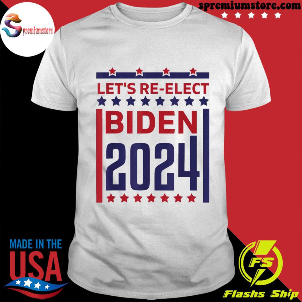 Official let’s Re-Elect Joe Biden 2024 Presidential Election T-Shirt