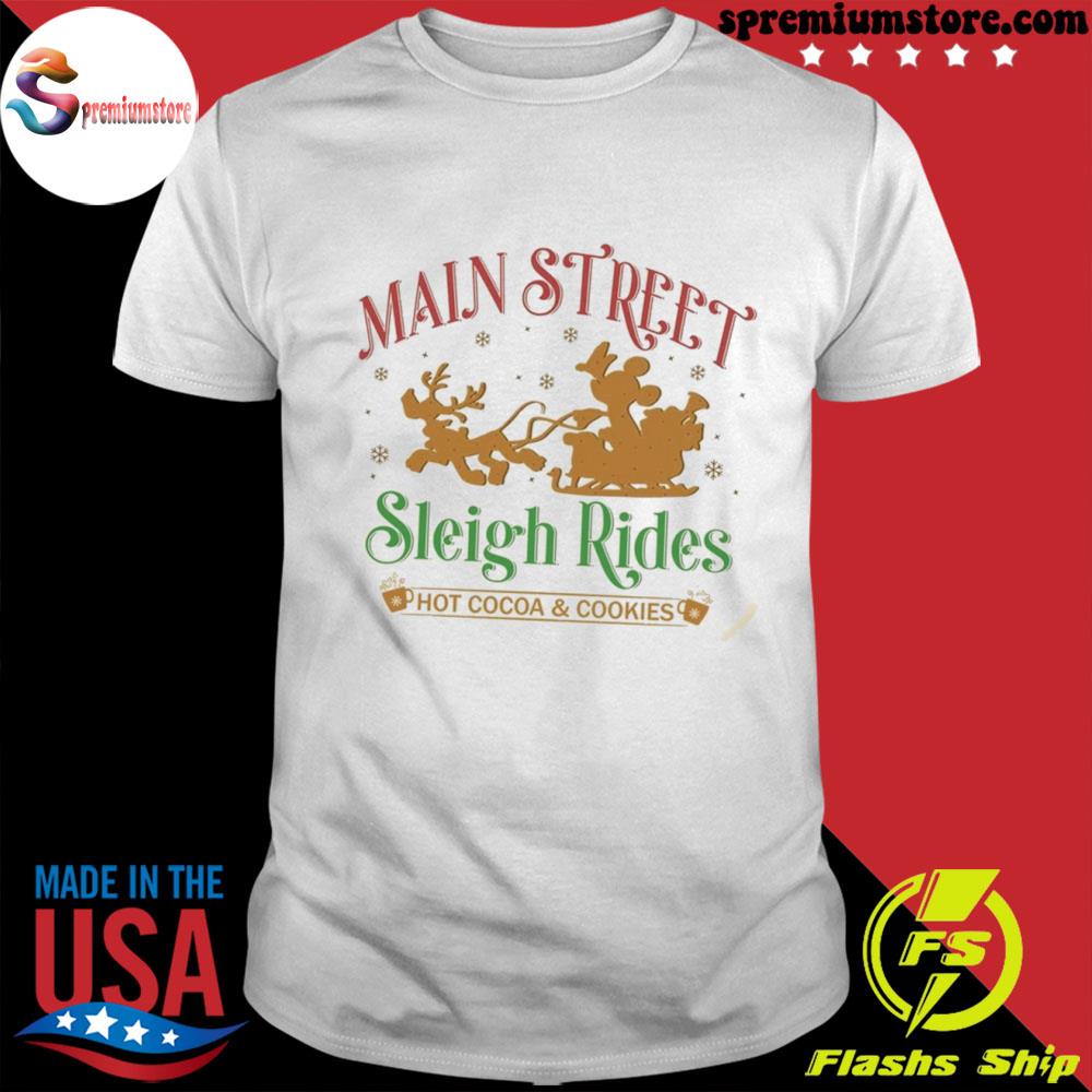 Official main Street Sleigh Rides Christmas Shirt