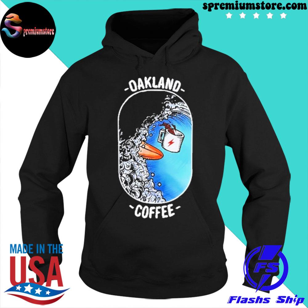 Official oakland Coffee hoodie-black