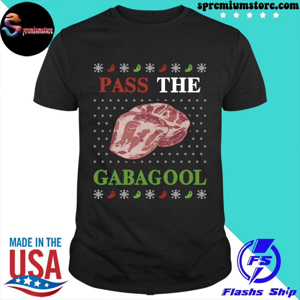 Official pass the gabagool tacky Ugly Christmas sweatshirt