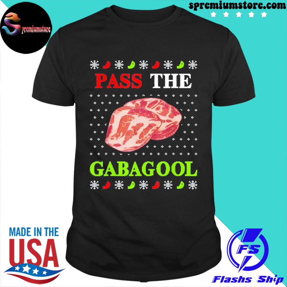 Official pass the Gabagool Tacky Ugly Christmas T-Shirt