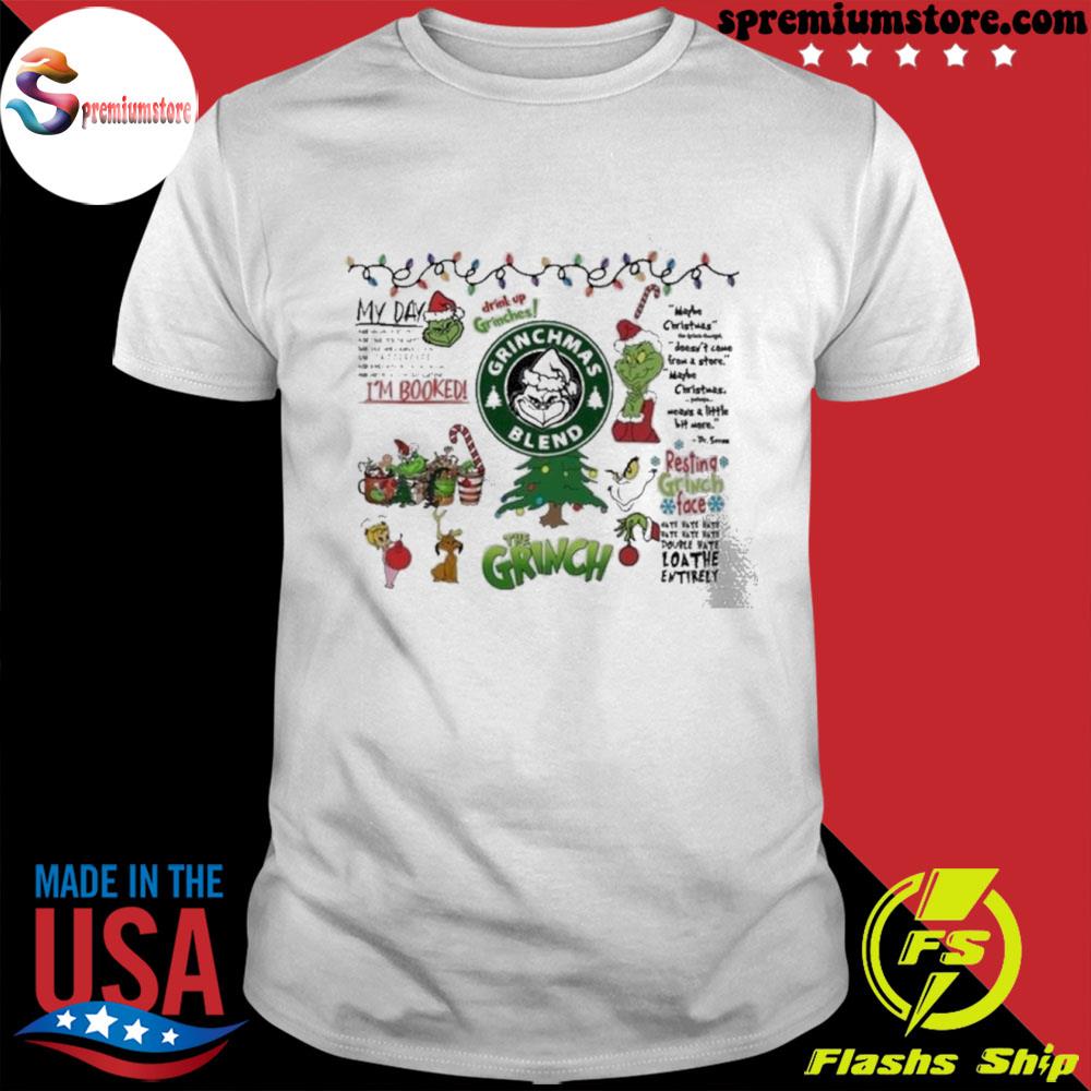 Official premium The Grinch Grinchmas Blend Christmas Collage Shirt