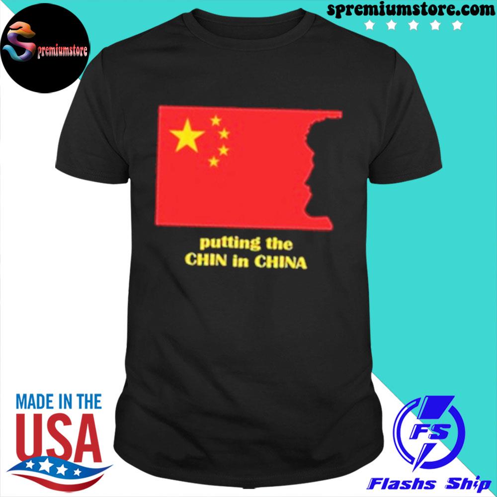 Official putting the chin in China shirt