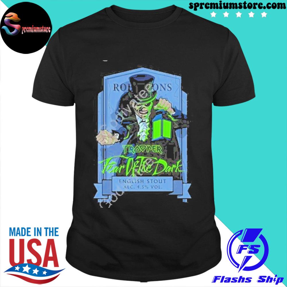 Official robinsons trooper fear of the dark bruce dickinson shirt