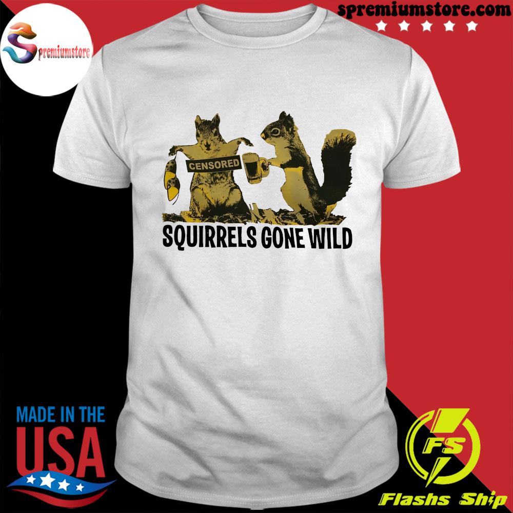Official squirrels gone wild t-shirt