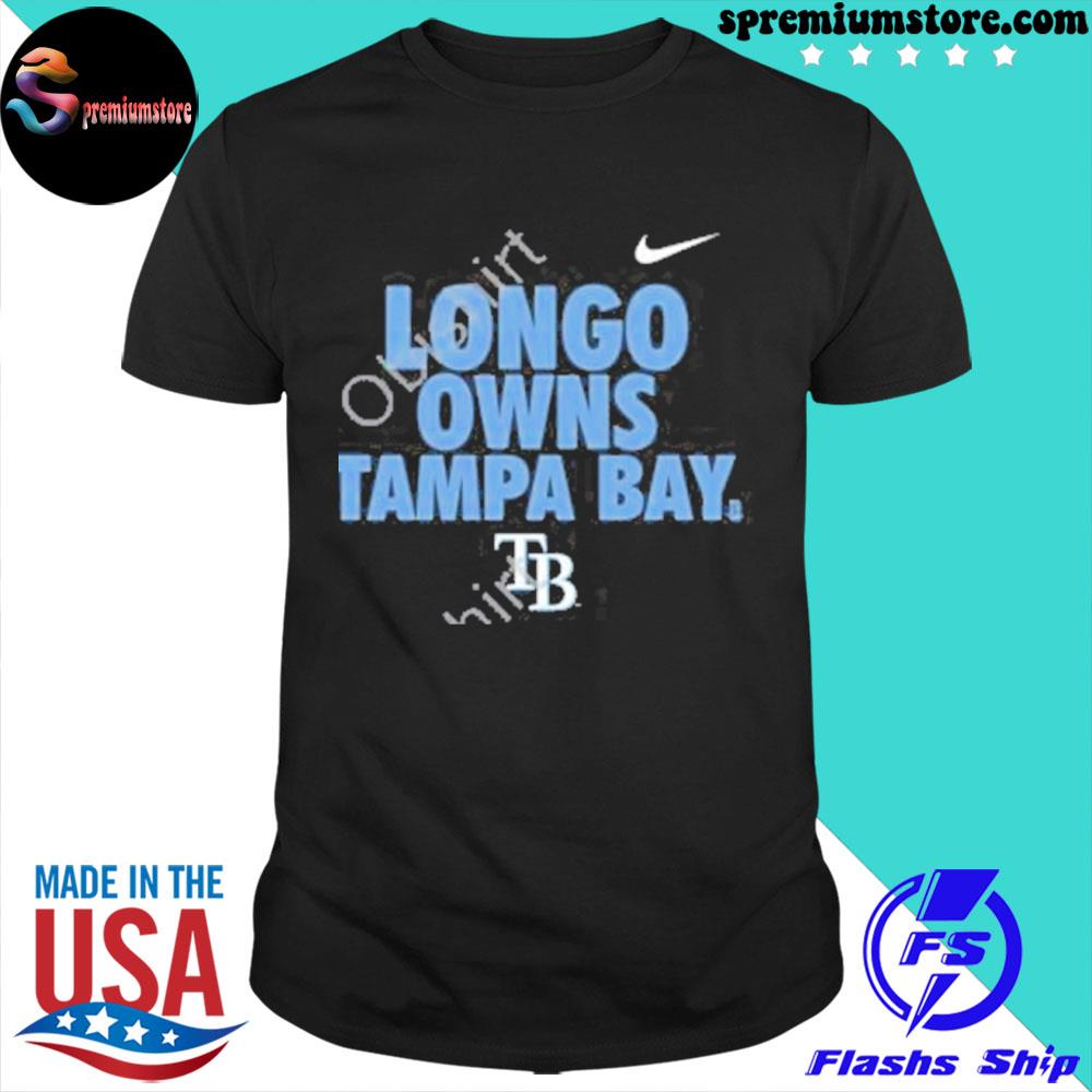 Official tampa bay rays mlb fan longo owns tampa bay funny shirt