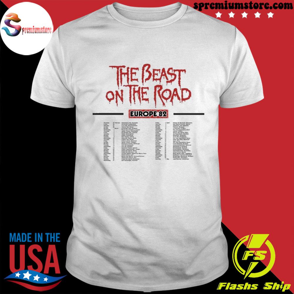 Official the beast on the road programme logo shirt