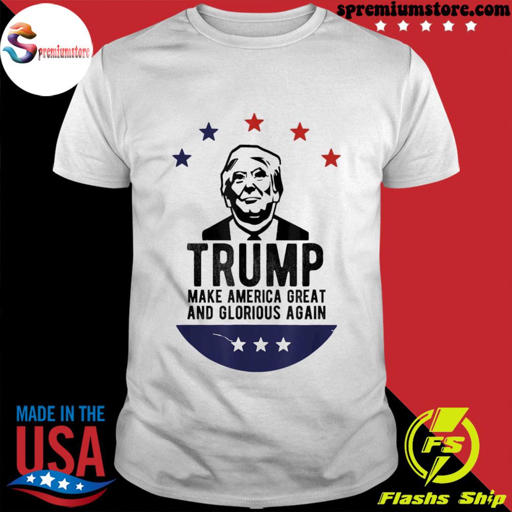 Official trump 2024 make America great and glorious again 2022 shirt
