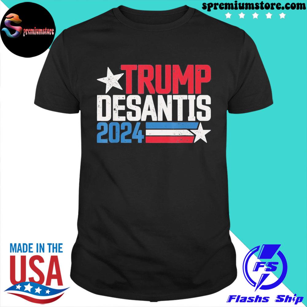 Official trump Desantis 2024 Vintage Distressed Trump Desantis 2024 Classic Shirt