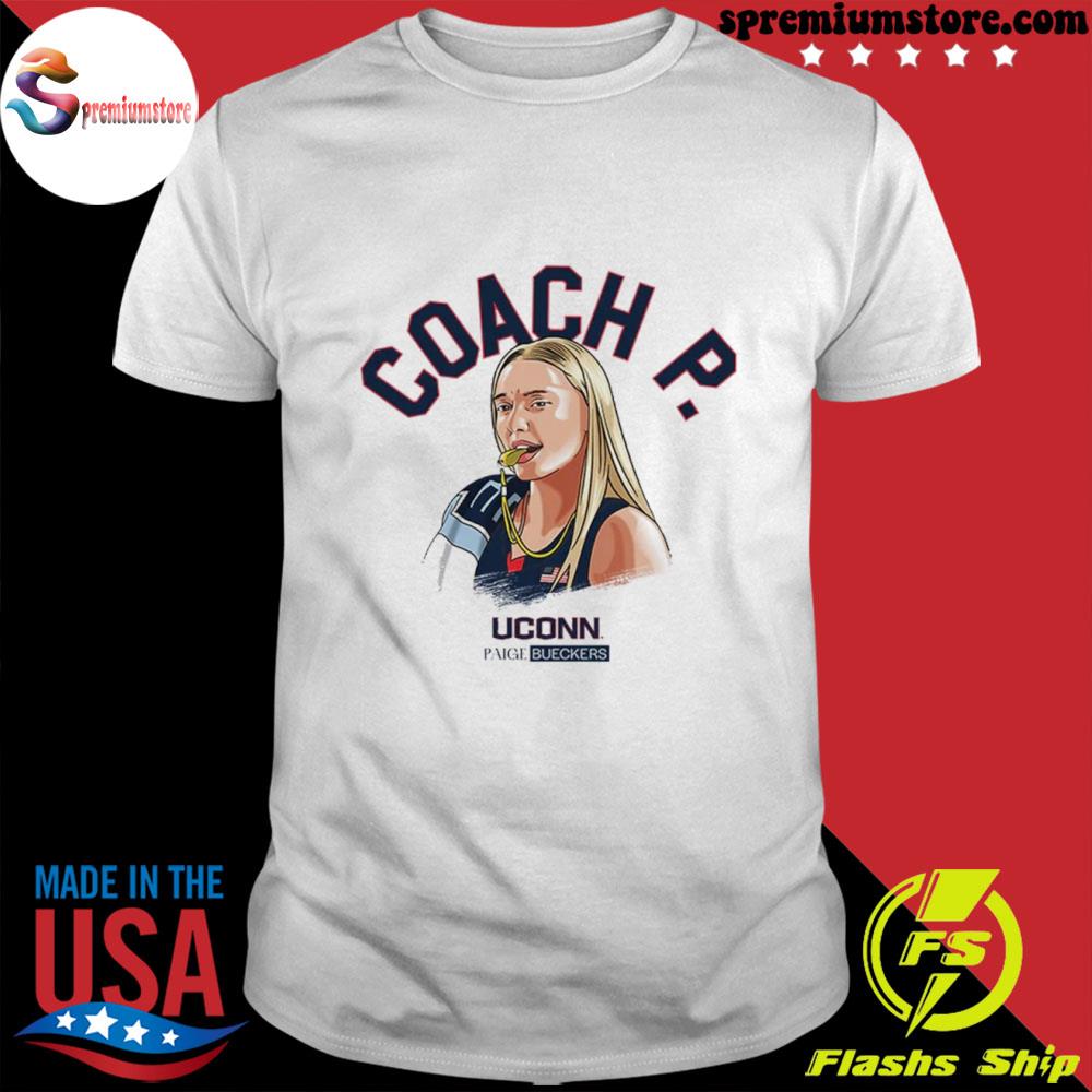 Official uConn NCAA Women’s Basketball Paige Bueckers Coach Paige T-Shirt