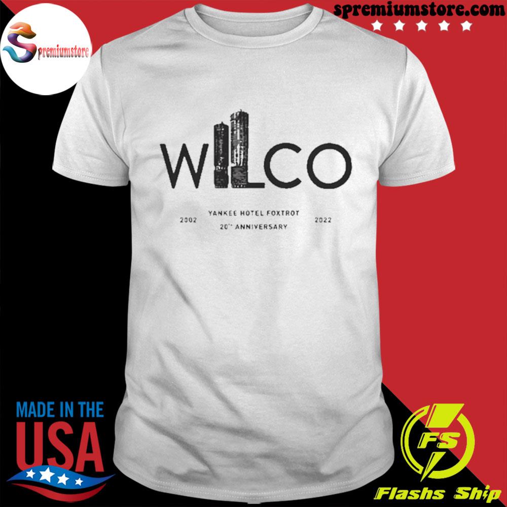 Official wilco 20th anniversary Yankee hotel Foxtrot 2022 t-shirt