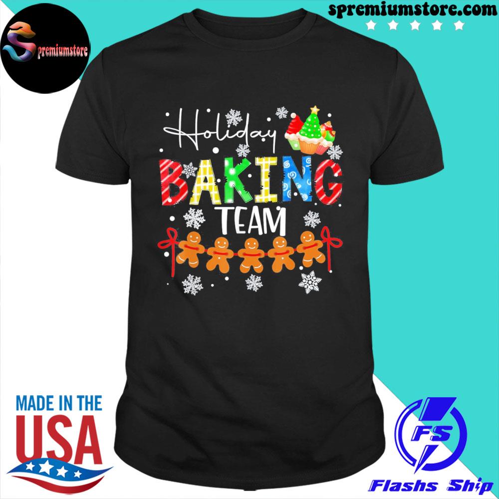 Official xmas Holiday Baking Team Christmas Costume Kids T-Shirt
