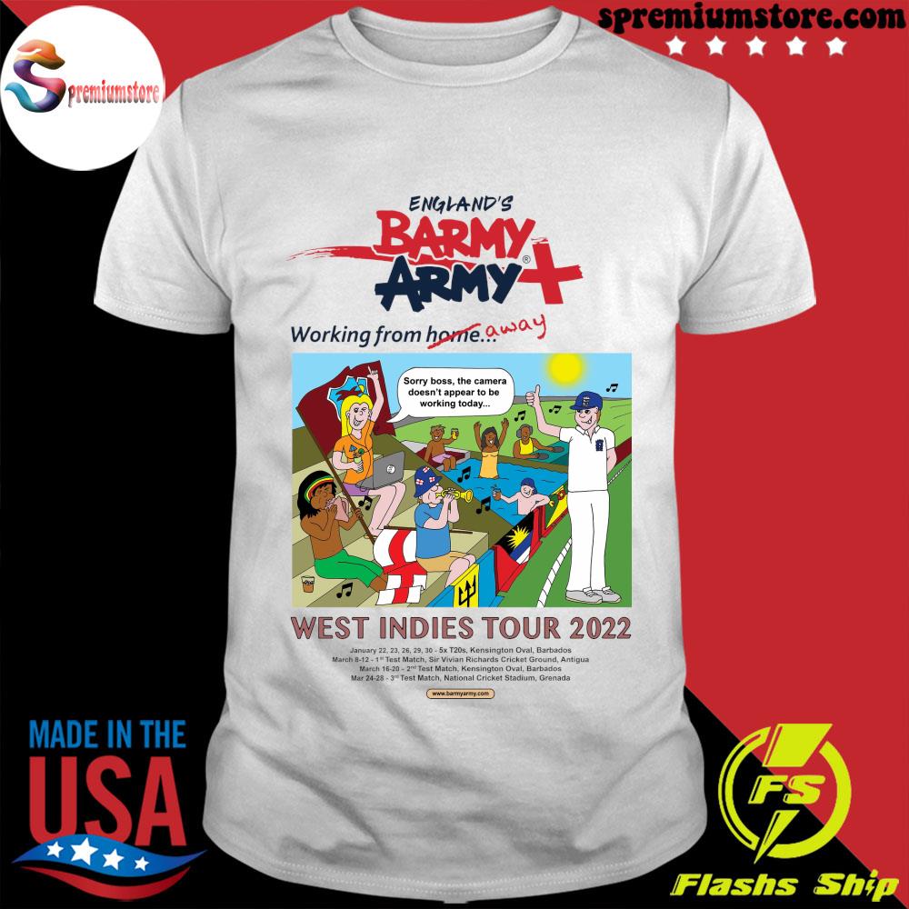 Official zak Crawley England’s Barmy Army West Indies 2022 Barmy Army Merchandise Shirt