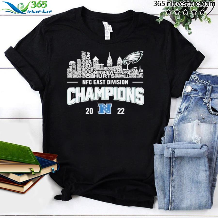 Philadelphia Eagles 2022 Nfc East Division Champions Matchup Skyline Shirt,  hoodie, sweater, long sleeve and tank top