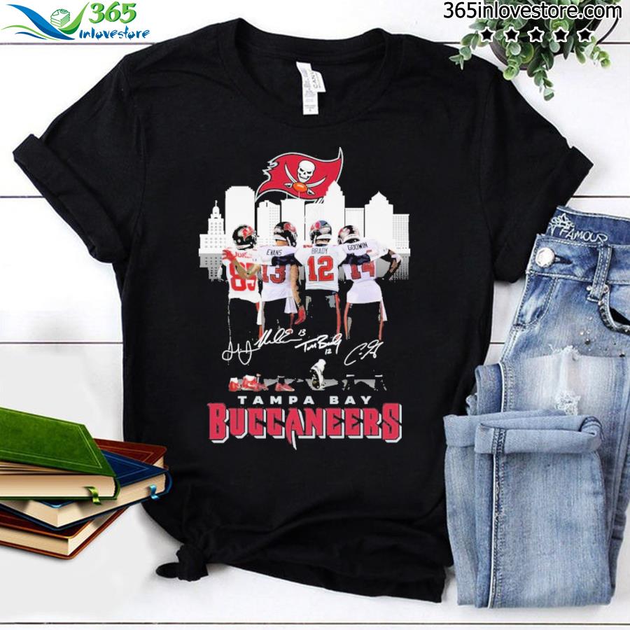 Tampa Bay Buccaneers city Jones Evan Brandy and Goodwin signatures shirt,  hoodie, sweater, long sleeve and tank top