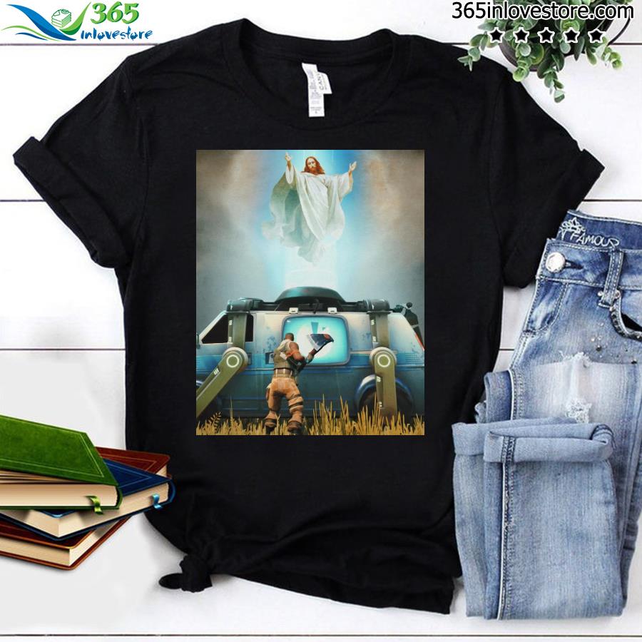Wearable clothing Jesus resurrection x fortnite t-shirt