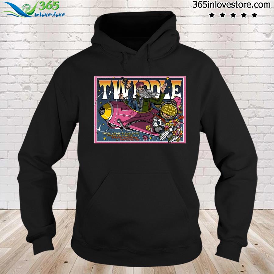 Twiddle nye 2023 new year's eve with dogs in a pile state theatre portland me poster s hoodie